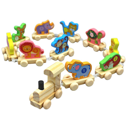 Wooden Animal Number(1-10) Train