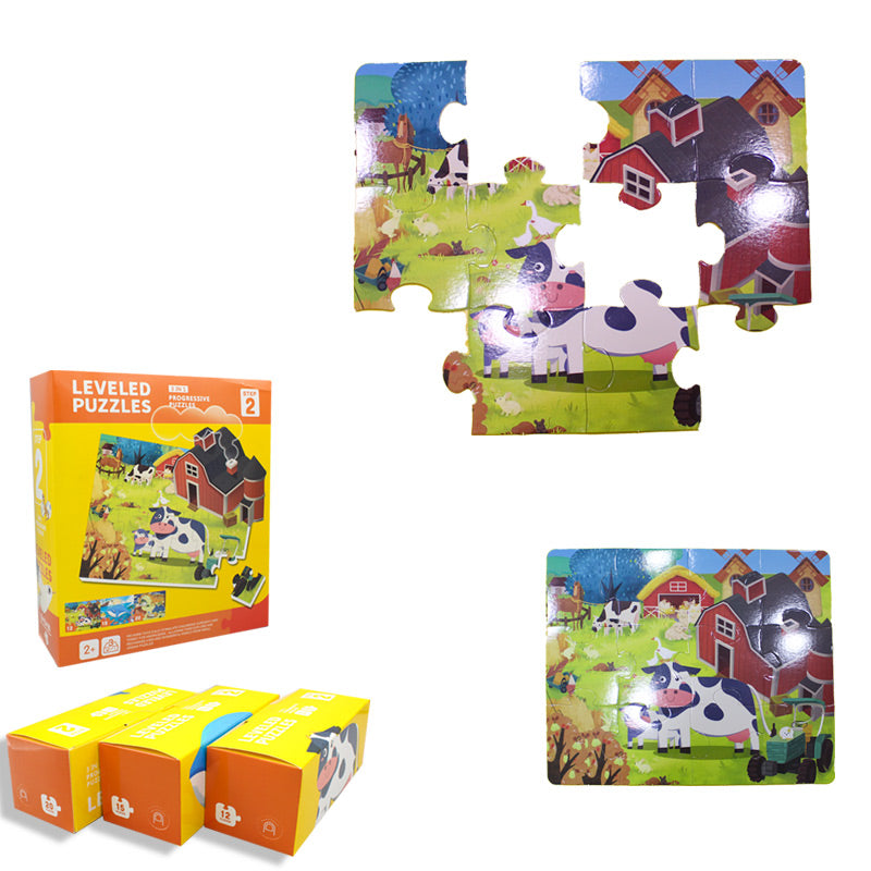 3 in 1 Progressive Puzzle