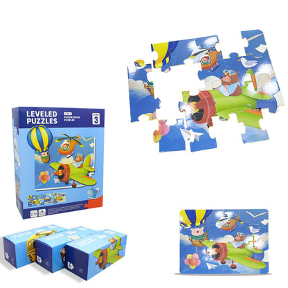 3 in 1 Progressive Puzzle