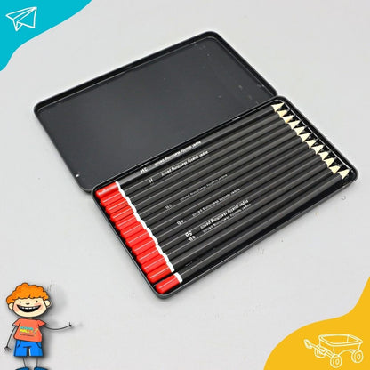 12 PCs Vneed Sketching Pencils (2)