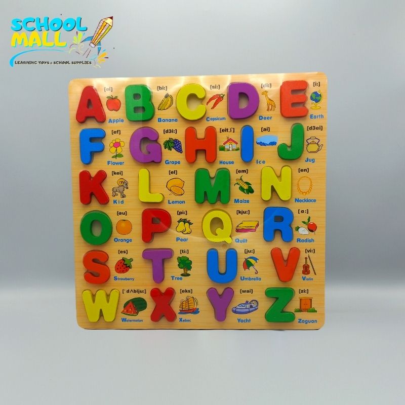 abc wooden board