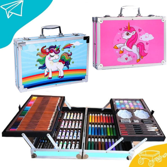 145 PCS Unicorn Colour Art Case