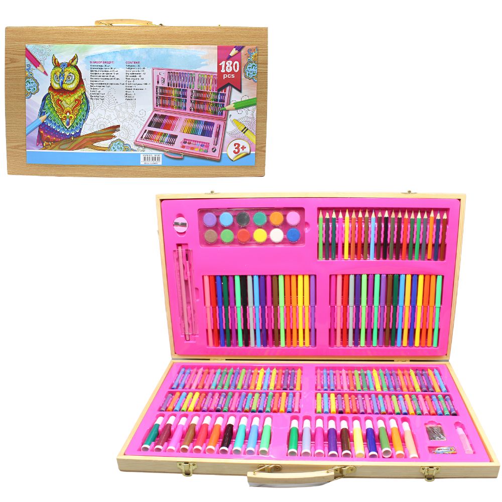 Color Kit 180 Pcs – wooden color kit for Kids – Bingo Toys