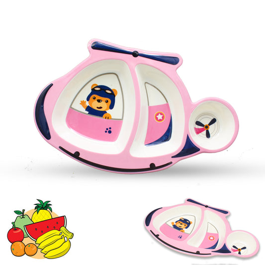 Helicopter Dinnerware divided plate