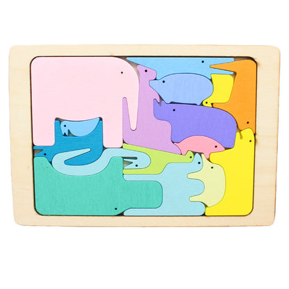 3d Wooden Animal Puzzle