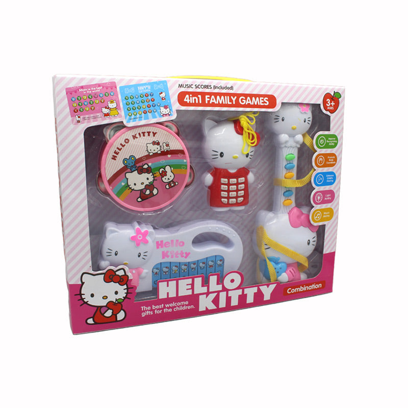 4 in 1 Hello Kitty Family Music Game