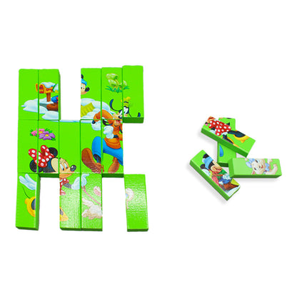 54 PCs Wooden Tower & Puzzle Blocks