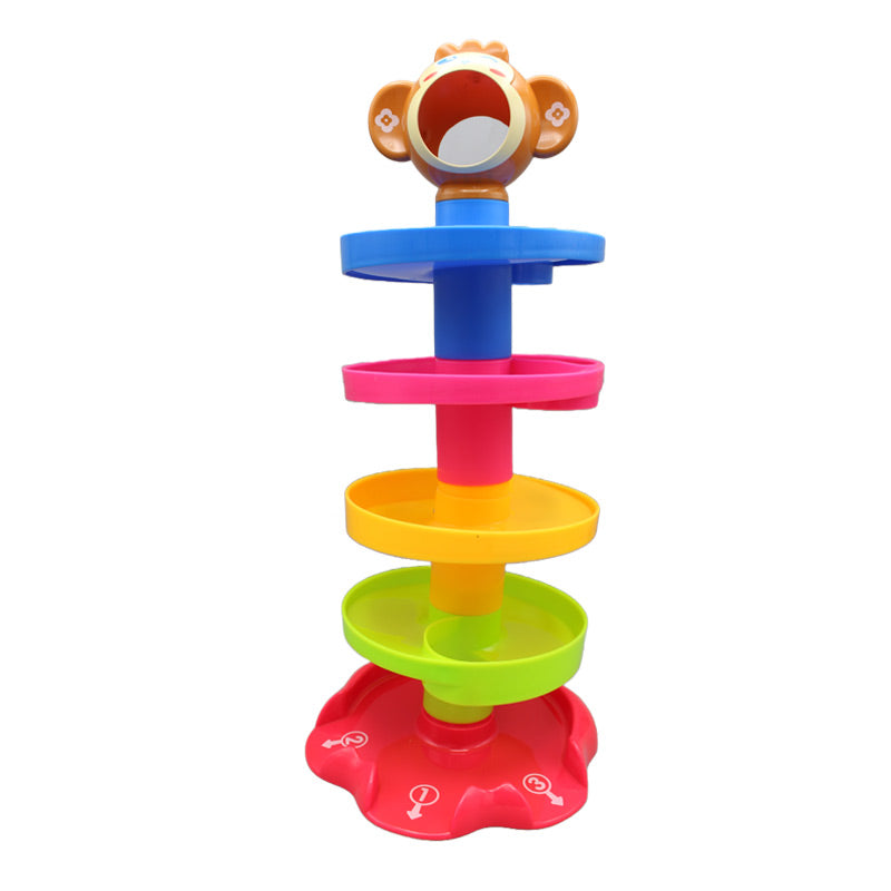 Monkey Roll Ball Drop Toy