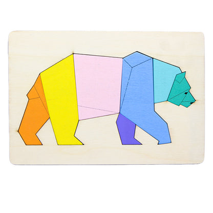 3d Wooden Animal Puzzle