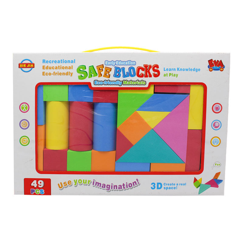 49 PCs EVA Safe & Soft Blocks