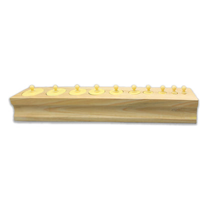 Wooden Montessori Teaching Cylinder Socket Blocks