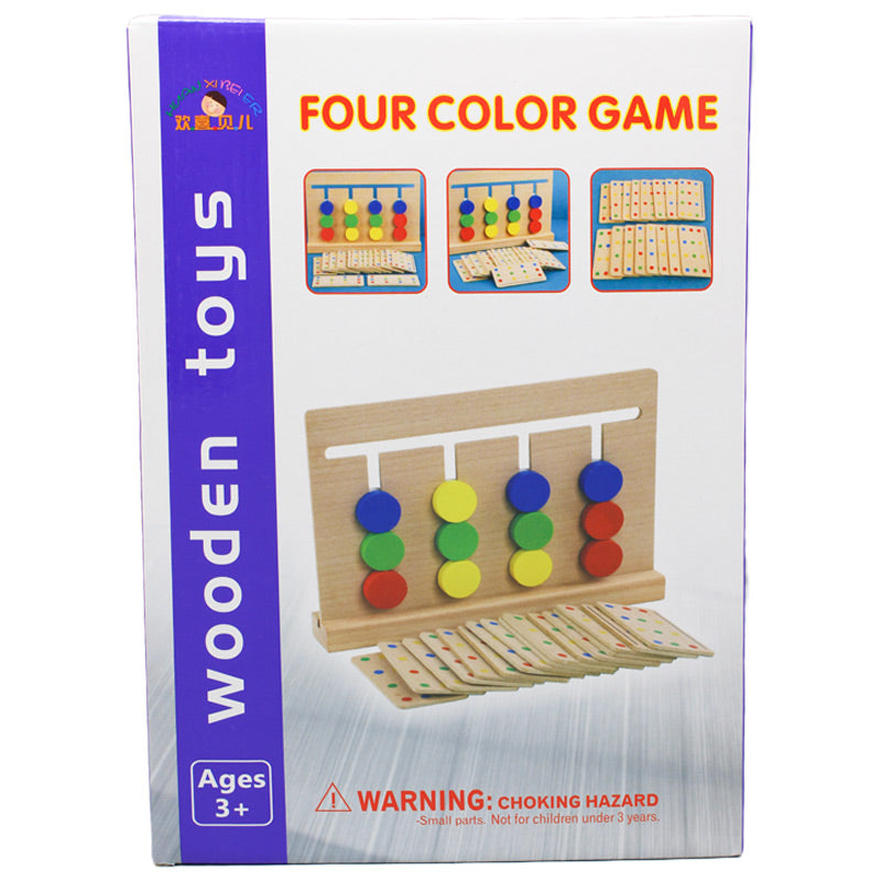 Wooden Four Color Game