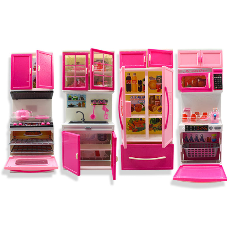 Modern Kitchen Play Set with Lights & Music