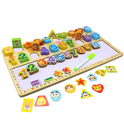 3 in 1 Digital Wooden Shape Board