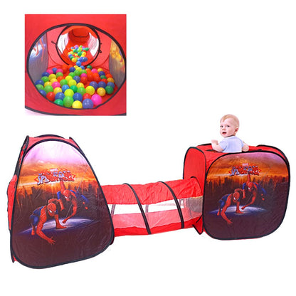 3 in 1 Spiderman Tent House for kids with 100 Balls