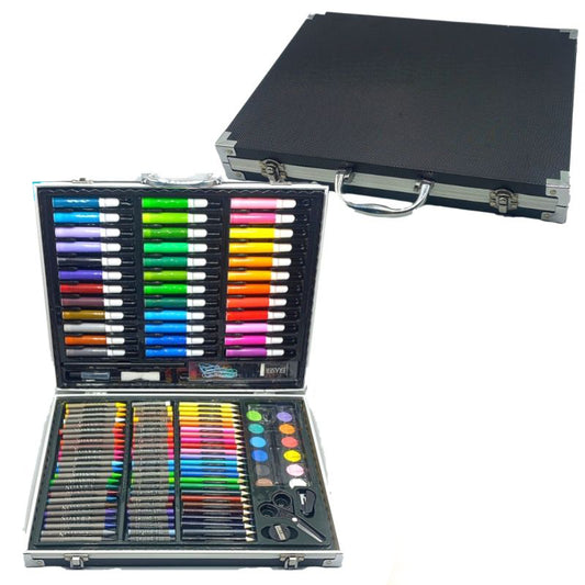 150 Pieces Kids Delux Art Set Aluminium Box