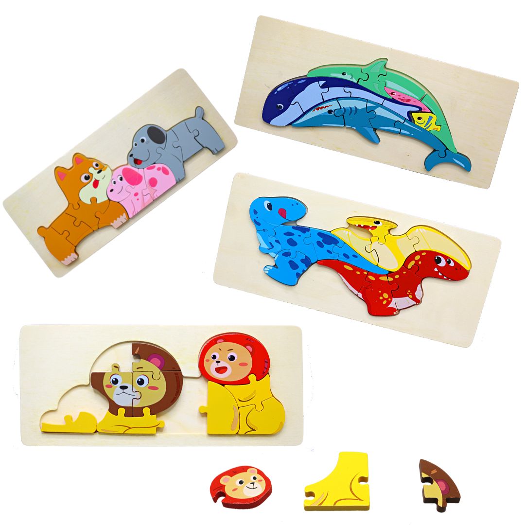 Animal Puzzle Wooden Boards