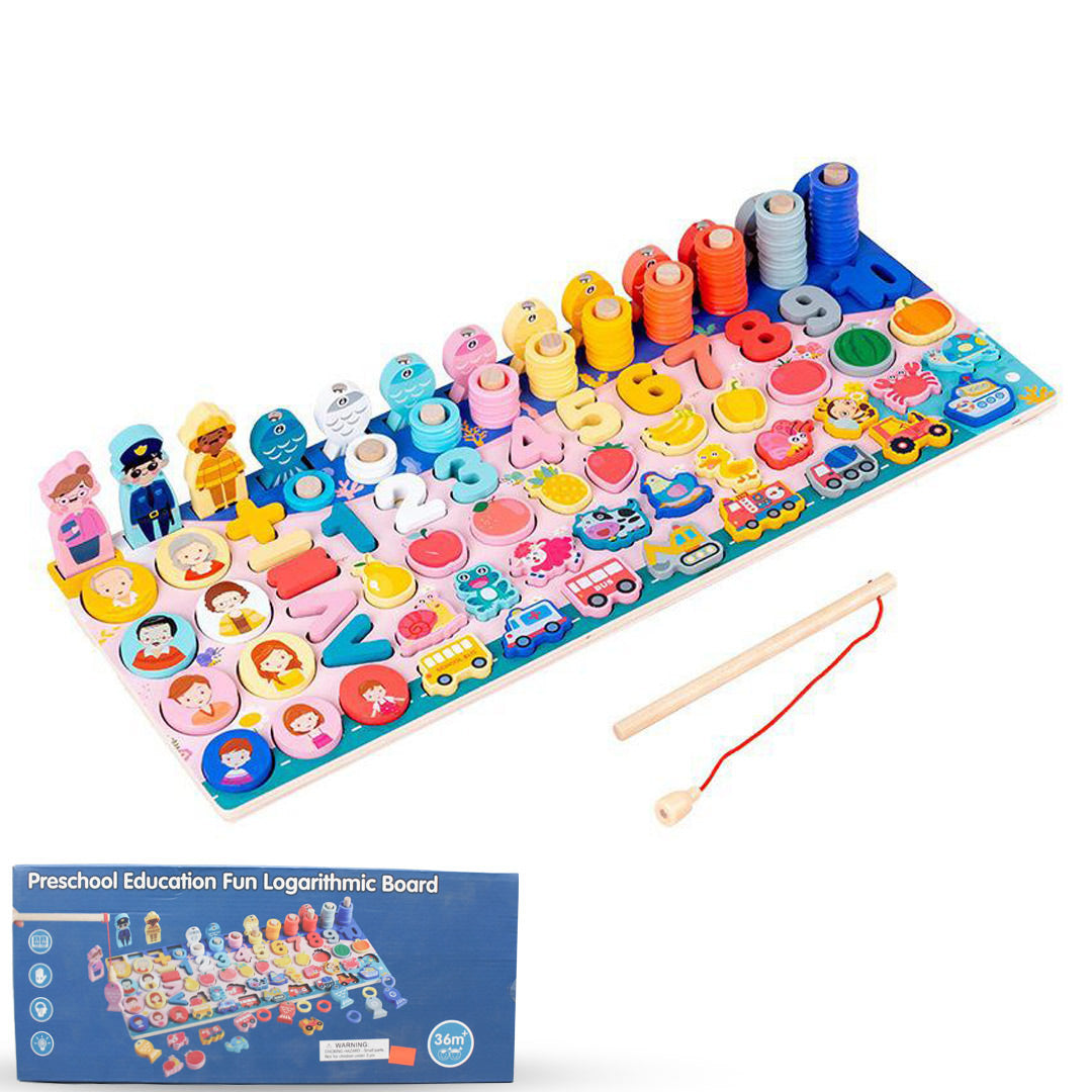Kids Montessori Logarithmic Board – Bingo Toys