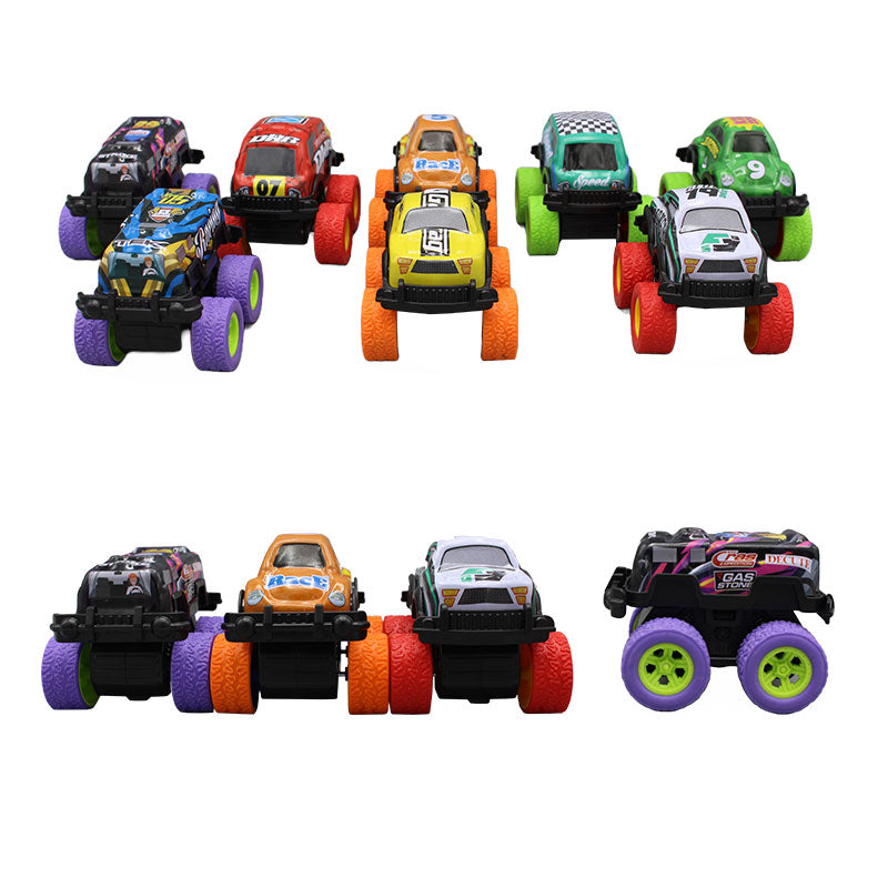 8 PCS Mini Monster Trucks Friction Powered Cars