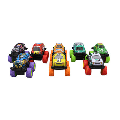 8 PCS Mini Monster Trucks Friction Powered Cars