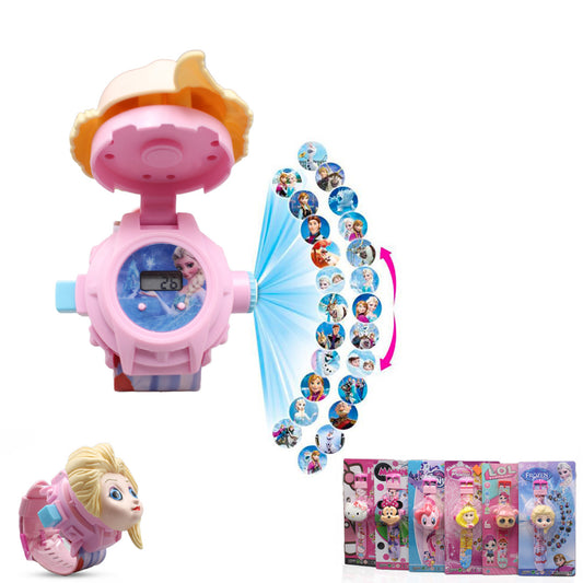 Character Automatic Projector Wrist Watch for girls