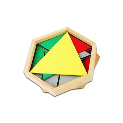 Wooden Montessori Constructive Triangle