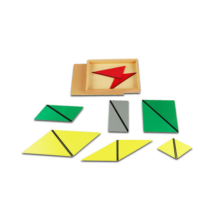 Wooden Montessori Constructive Triangle