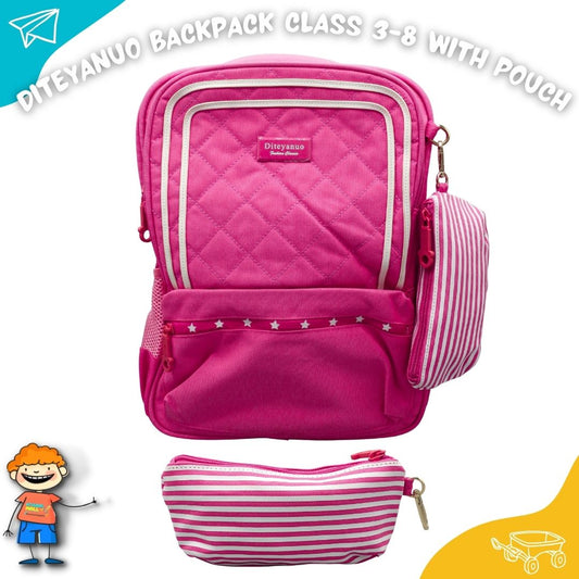 Diteyanuo Backpack Class 3-8 with Pouch