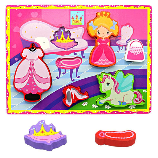 Doll Accessories and Unicorn Wooden Board