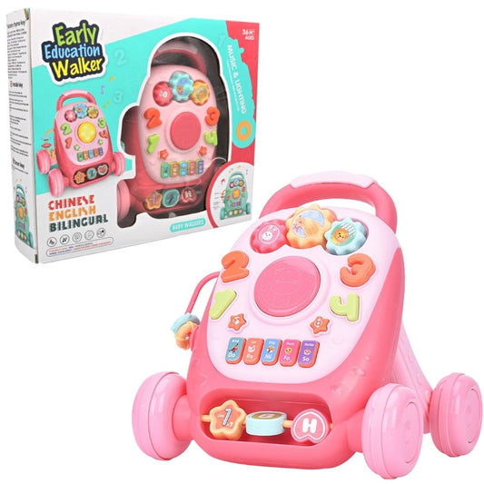 Early Education Walker Toy With Music &amp; Lighting