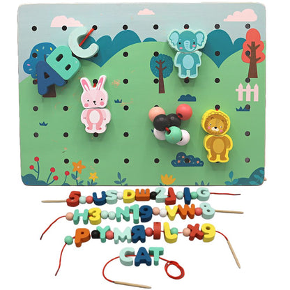 Forest Scenes Animal Beads Game