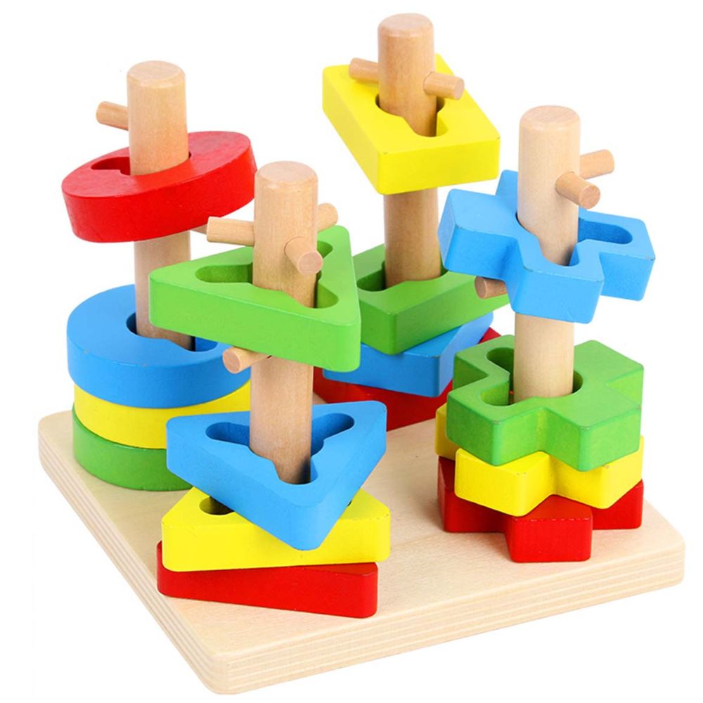 Four Column Wooden Toy A-18