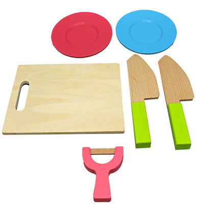 Fruits & Vegetable Wooden Magnetic Cutting Set