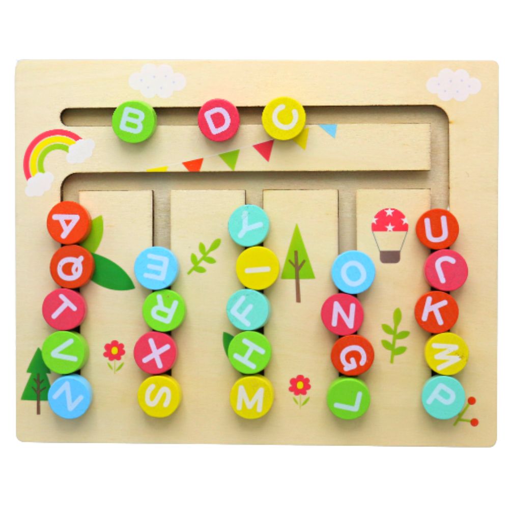 Number Letter Position(Alphabets)- Wooden Educational Game