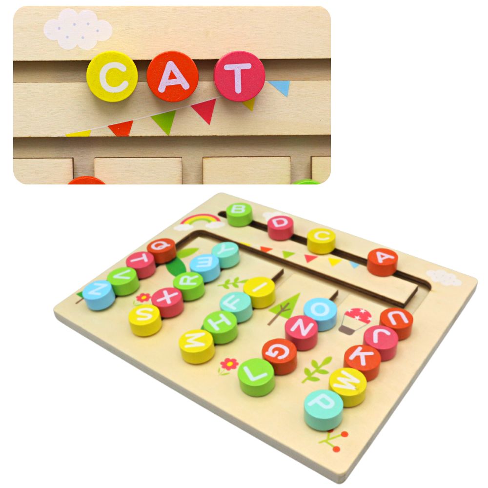 Number Letter Position(Alphabets)- Wooden Educational Game