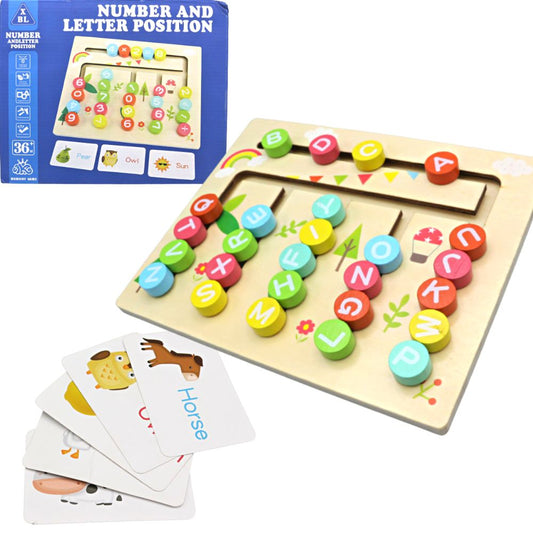 Number Letter Position(Alphabets)- Wooden Educational Game