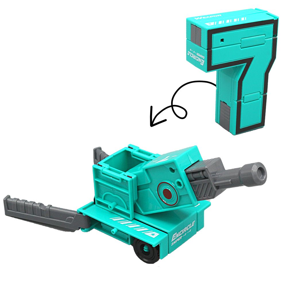 Numeric Troopers Transformable Blocks 5-9