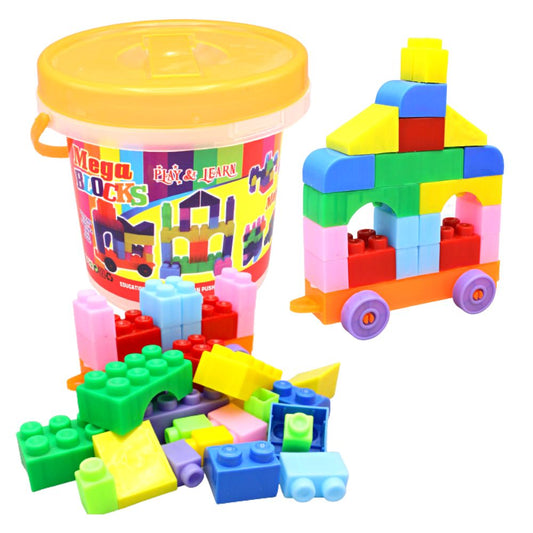 Plastic Mega Blocks for Kids (2)