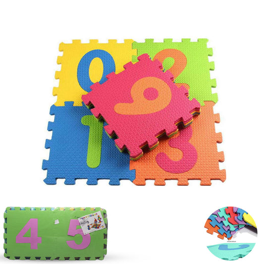 16 Pcs Eva Puzzle Mats (Number & Singh)