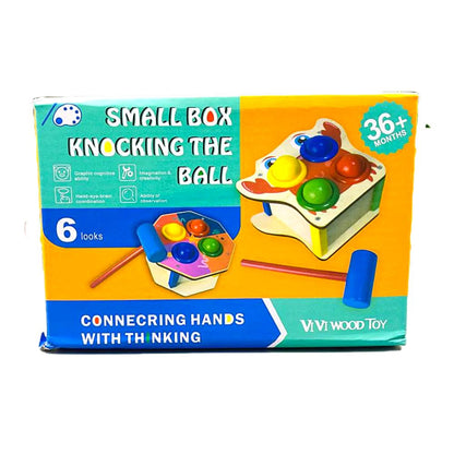 Small Box Knocking The Ball – Wooden Toy