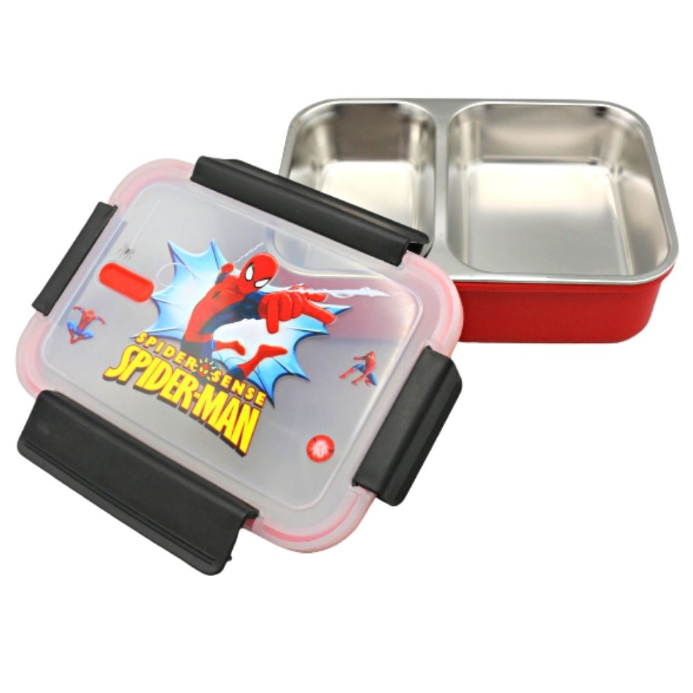 Spiderman Stainless Steel Lunch Box – Bingo Toys