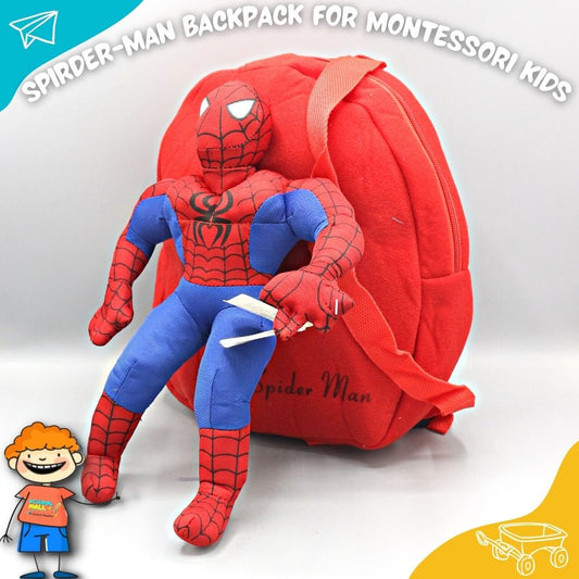 Spirder-Man Backpack for Montessori Kids