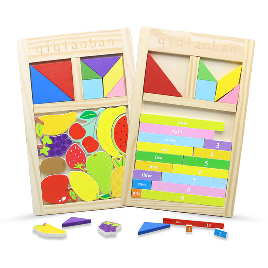 3D Tangram Board Puzzles Games