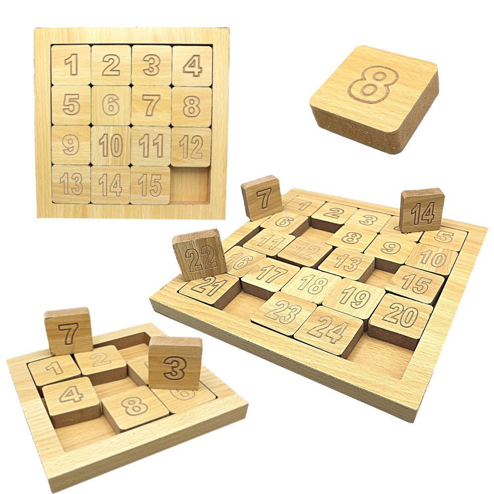 Wooden Numbers Puzzle