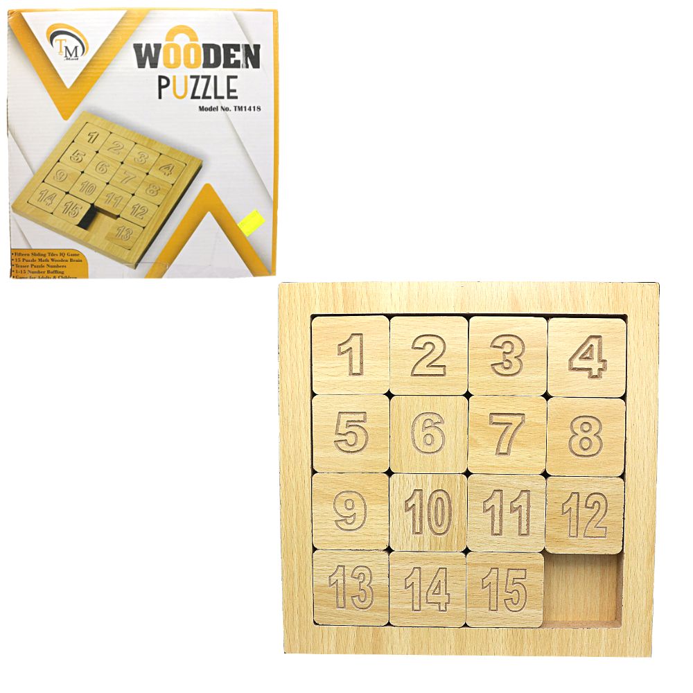 Wooden Numbers Puzzle