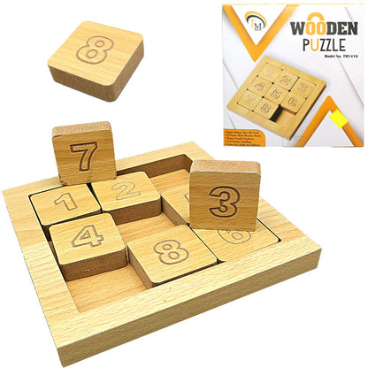 Wooden Numbers Puzzle