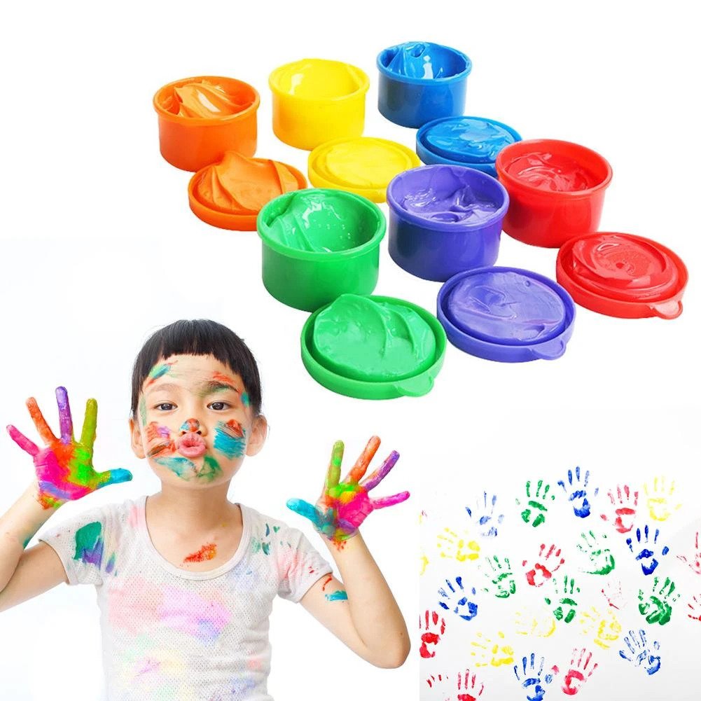 6PCS Children Finger Painting Paints