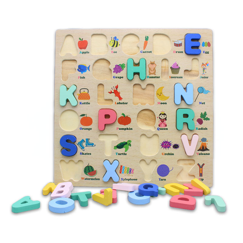 3D Alphabets Learning Wooden Board – 957