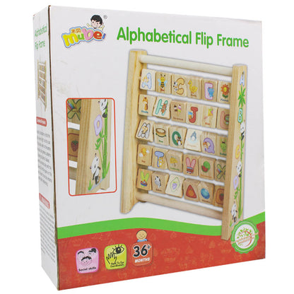 Alphabetical Flip Frame Abacus